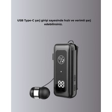 Esranın Dünyası Içi Sarılabilen Kablo ve Yaka Klipsli Bluetooth Kulaklık - Lisinya