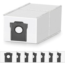 FourForce D10 Plus Gen 2 / L10S Plus Robot Süpürge Için 8 Adet Toz Torbası, 4l Büyük Kapasiteli Elektrikli Süpürge Torbası Aksesuarı