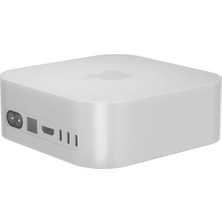 FourForce Mac Mini M4 / M4 Pro Uyumlu Silikon Koruyucu Kılıf | Yumuşak Tpu, Isı Dağıtım Açıklıklı, Çizik ve Darbe Önleyici Gövde Şeffaf