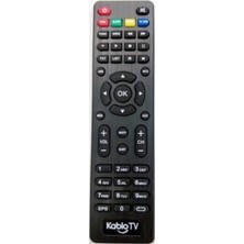 FourForce Kablo Tv Kablonet Neta 9600 8900 8950 Teledünya Hd ile Uyumlu Uzaktan Kumanda ve Pil