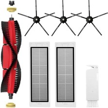 FourForce Roborock S5 Max S6 Max S6 Pure S6 Maxv S50 S51 S55 S60 S65 S5 S6 Elektrikli Süpürge Için Aksesuar Kiti. Roborock Ana Fırça Hepa Filtre Yan Fırçaları Için Yedek Parçalar