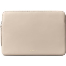 FourForce Ince Koruyucu Dizüstü Bilgisayar Kılıfı 13-13,3 Inç 13 Inç MacBook Pro ve MacBook Air ile Uyumlu, Pu Deri Çanta Su Geçirmez Kapak Dizüstü Bilgisayar Kılıfı Mac Için, Koyu Bej, Koyu Bej, For
