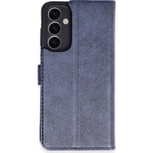 Akmanora Newface Samsung Galaxy A25 5g Kılıf Trend S Plus Kapaklı Kılıf - Lacivert