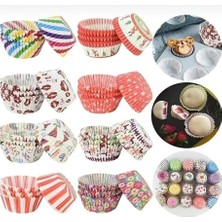 FourForce Kağıt Muffin Kek Kalıpları, 100 Adet
