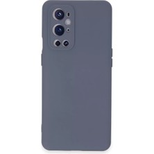 Akmanora Newface One Plus 9 Pro Kılıf Nano Içi Kadife Silikon - Gri