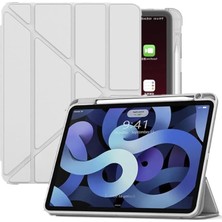 FourForce iPad Pro 11INÇ M4/m5 ile Uyumlu Kılıf Kalem Şarj Bölmeli Case 2024/2025 Gri