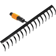 FourForce Quikfit, 1000654 Tırmık, 16 Dişli, Alet Başlığı, Genişlik: 40 Cm, Sertleştirilmiş Çelik Dişler, Siyah/turuncu, Quikfit