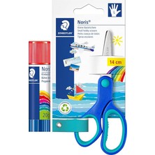 960 20 Nca Noris Clup 20 gr Stick Yapıştırıcı & 965 14LNBK Noris Clup Sol El Makas 14 cm 2'li Blister, 20 gr + Sol El