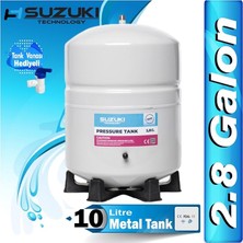 FourForce Su Arıtma Deposu,su Arıtma Tankı(2.8 Galon) 10 Litre Metal Tank