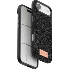 Akmanora Onegif Apple iPhone 17 Air Bright Simli Kapak - Siyah
