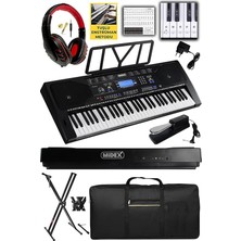 FourForce PS-4500KSP Tuş Hassasiyetli 61 Tuşlu Org Sustain Pedallı USB Mp3 (Pedal Stand Kulaklık Çanta Notalık Metod)