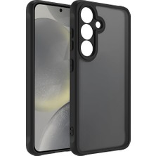 FourForce Samsung Galaxy S24 Fe Için Basic Serisi Yükseltilmiş Lens Çerçeveli Ultra Güçlü Darbeye Dayanıklı Yumuşak Silikon Mat Kılıf