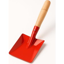 Mini Saplı Bahçe Küreği, Renkli Metal Başlık, Ahşap Sap, Hobi Bahçesi, Hayvan Yemi Verme, Çocuklar Için Güvenli, Saksı Toprağı Taşıma, Mini Boy, Hafif ve Dayanıklı Çok Amaçlı Bahçe Küreği