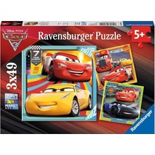 FourForce 3X49 Parça Pixar Cars 3 Puzzle