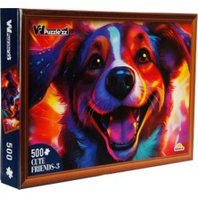 Witty Puzzlezz 500 Parça Puzzle: Gülen Köpek