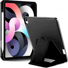 FourForce Samsung Tablet Ile Uyumlu Kılıf Lüks Kadife Iç Kaplamalı Suni Deri Mıknatıslı Standlı Tablet Arka Kapak (Siyah, Galaxy Tab S9 / S9 Fe)