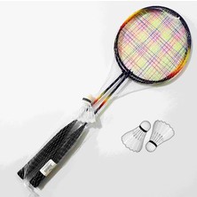 FourForce Badminton Seti - 2 Raket ve 3 Top - Dayanıklı ve Hafif Tasarım