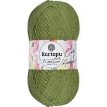 FourForce Cotton Love El Örgü Amigurumi Ipi Yünü 100 gr K391 Çağla