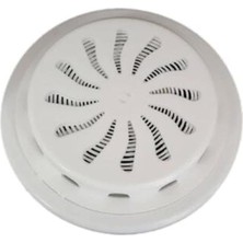 Home Ayarlı Doğalgaz Cam Menfezi Beyaz Ø18CM - Aç-Kapa Ayarlanabilir Soğuk Hava Engelleyen Cam Menfezi - Şeffaf Panel Hava Kapaklı Havalandırma Menfezi