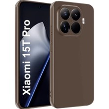 Akmanora Newface Xiaomi Mi 15T Pro First Silikon - Kahverengi