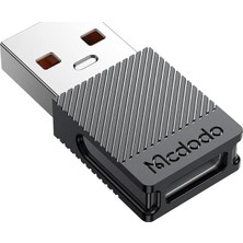 FourForce Type-C 5A To USB A 2.0 Dönüştürücü, Siyah