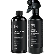 FourForce Cabinshine Plastik Parlatıcı ve Detailershine Lastik Parlatıcı Seti