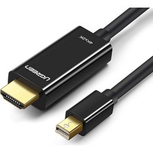 FourForce 4K Mini Displayport HDMI Dönüştürücü Kablo, 3 Metre, Siyah