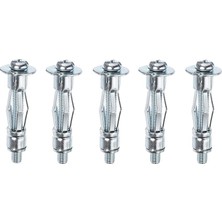 FourForce Çelik Alçıpan ve Boşluk Dübel Frt Tuğla Paraşüt Duvar Bims 3X46 Metal 5 Adet