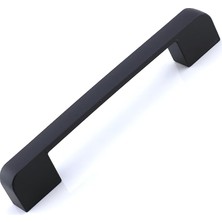 Adet Radus Siyah Metal Kulp 96 mm - 9.6 cm Mobilya Çekmece Mutfak Dolabı Dolap Kulpları Kulbu Kulpu