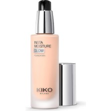 FourForce Milano Kıko Milano Instamoisture Glow Foundation 06 | Nemlendirici Sıvı Fondöten, Parlak Yüzeyli