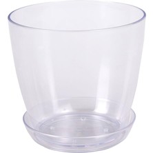 FourForce Saksı, Şeffaf Kristal Orkide Saksı 1,5 Litre