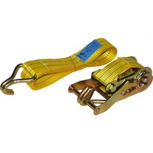 FourForce Safeset SG40 35MM 1,5 Inç Spanzet 6 mt 1000-2000DAN 8 mm Çift J Kanca 1.1 Yük Gerdirme Halatı