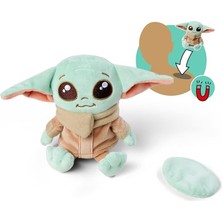 6315870462, Disney Grogu Manyetik Peluş Figürü, Özel Tasarım, Tam Detaylı, Kıyafetler ile Takılabilir, Mıknatıslı, 12 cm
