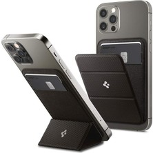 FourForce Magfit iPhone Için Magsafe Özellikli Kartlı Manyetik Cüzdan Smart Fold Wallet Gunmetal - AMP02766