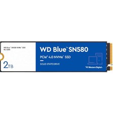 FourForce Digital 2tb Wd Mavi SN580 Nvme Dahili Katı Hal Sürücüsü SSD - Gen4 X4 Pcıe 16GB/S, M.2 2280, 4.150 Mb/s'ye Kadar - WDS200T3B0E