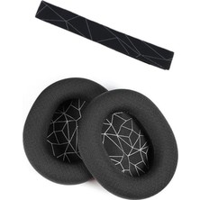 FourForce Steelseries Arctis 1 7 9 Yedek Kafa Bandı ve Kulaklık Pedi Set Kulaklık Yastığı Süngeri Headband Bej