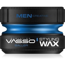 FourForce Saç Şekillendirici Wax | Tüm Saç Tipleri | Ekstra Tutuş, Islak ve Parlak Görünüm | Neme Dayanıklı | Aqua Baller 150 ml