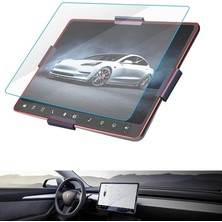 FourForce Tesla Model 3 ve Model Y 15 Inç ile Uyumlu Navigasyon Multimedya 9h Nano Ekran Koruyucu