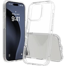 FourForce Labs iPhone 16 Pro ile Uyumlu Air Hybrid Darbe Emici Tpu + Pc Kılıf (Crystal Clear)