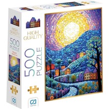 Games Mozaik 500 Parça 2,2mm Kalınlık 33X48CM Profesyonel Hobi Puzzle Yapboz Serisi