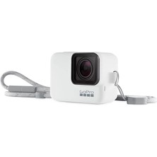 FourForce Bileklik + Slikon Kılıf ve Boyunluk, Beyaz (Hero7 Black)