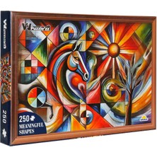 Witty Puzzlezz 250 Parça Puzzle: At ve Şekiller