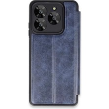 TeknoKapsül Newface General Mobile Era 30 Kılıf Flip Cover - Lacivert