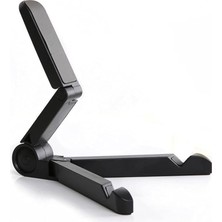 FourForce Masaüstü Katlanabilir Telefon Tablet Tutucu Stand - AL2457 Siyah