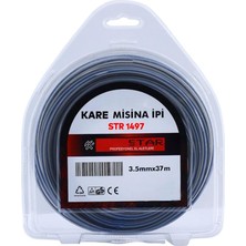 FourForce Motorlu Tırpan Kare Misina 3.5 mm 37 Metre Çim Ot Biçme Teli Extra Güçlü Profesyonel