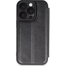 TeknoKapsül Newface Iphone 16 Kılıf Flip Cover - Siyah