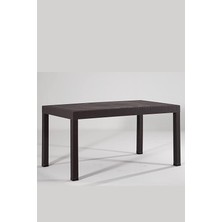 FourForce Rattan 90X150 Camsız Kahve Masa - Bahçe&balkon&teras