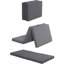 FourForce Triplite Katlanır Yatak Yer Yatağı 10 cm Çanta Tipi Misafir Kamp Minderi Yoga Ortopedik Yatak