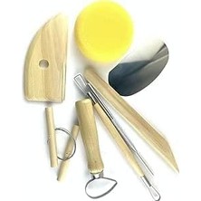 FourForce Modelaj Seti 8 Parça - Pottery Tools Ceramics 8 Pc