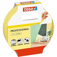FourForce Profesyonel Maskeleme Bandı, Keskin Kenar Boya Bandı, 25MX25MM